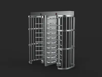 Turnstile gate 3D model