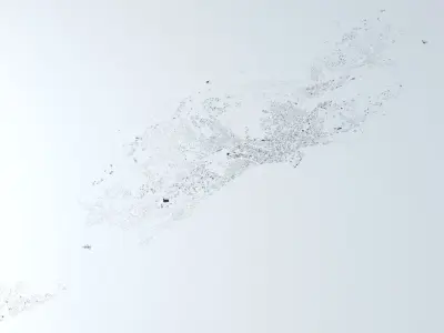 Yakutsk Streets and Buildings 3D model