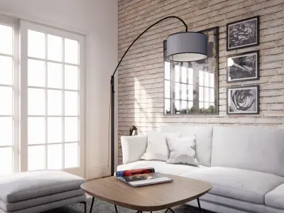 Living Room Set 3D model get