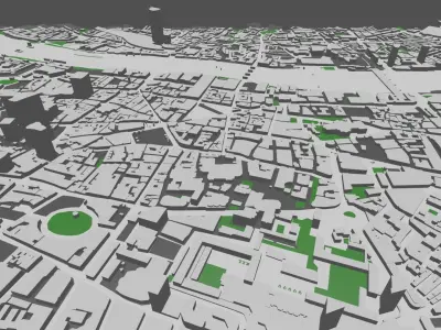 City Of London Low-poly 3D model