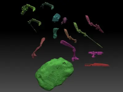 BX COMMANDO DROID FROM CLONE WARS 3D print model