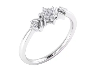 Women Ring Render 3dm STL MTL SLC JCD OBJ FBX Details 3D print model 14