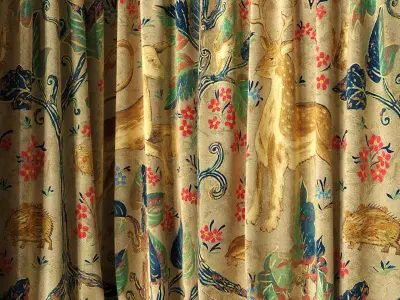 Velvet Zoffany Arden 4k PBR Texture