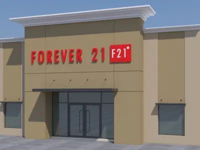 American Store Market 3D model