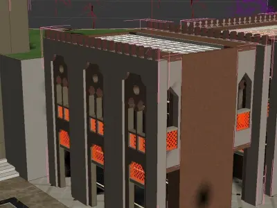 elevation architecture 3D model