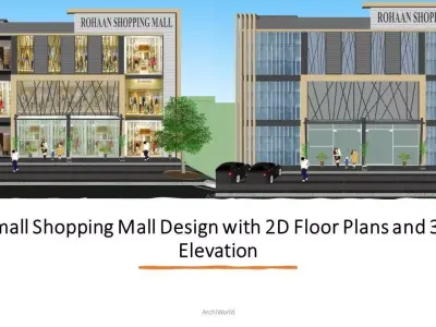 Small Shopping Mall 3D model