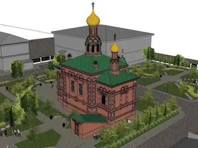 Architecture-Religion-God-Culture-Temple -0239 3D model