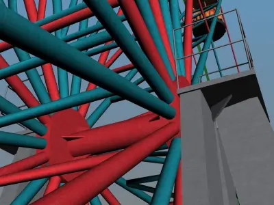 Ferris Wheel 3D model
