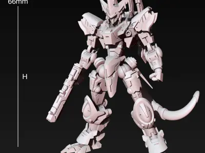 SA-2 Rampage 3D print model