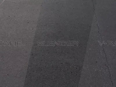 Asphalt 10 PBR  Low-poly 3D model