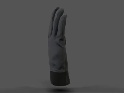 VR Hands - Winter Gloves Low-poly 3D model
