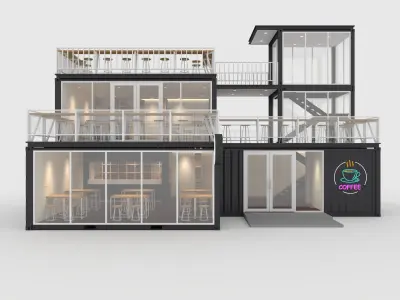 Container Cafe 5 3D model