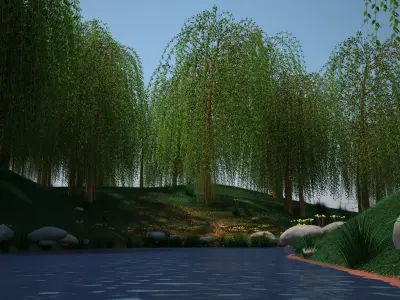 Landscape Model 03 3D model