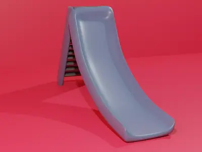 Playground Slide Free 3D model