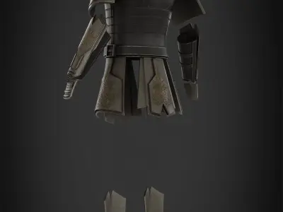 Star Wars Darth Bane Armor for Cosplay 3D print model