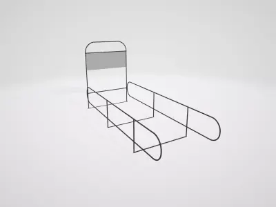 Cart Corral - Double Width Free 3D model