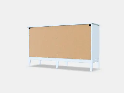 IDANAS Chest of 6 drawers Low-poly 3D model