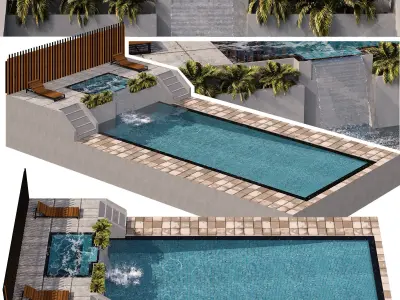 SWIMMING POOL NO15 A 3D model