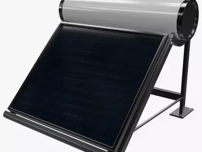 Solar Heater 2 3D model
