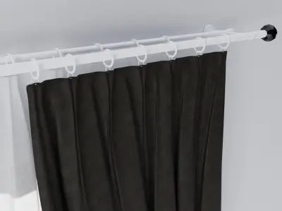 Curtains 03 collection 4 3D model