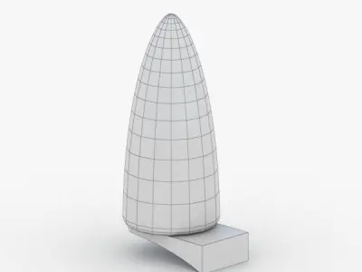 1478 - Bra Lamp Low-poly 3D model