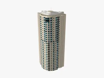Admiralty Towers I Low-poly 3D model