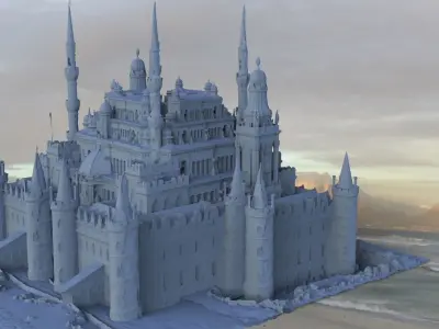 Castle Fantasy version 3D model