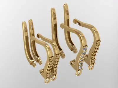  hinge and Lock 3D print model