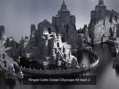 Complete Celtic Kit bash Ancients 3D Model Pack