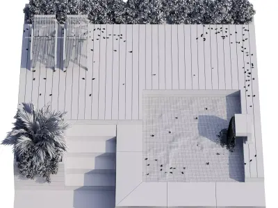 Backyard 03 3D model
