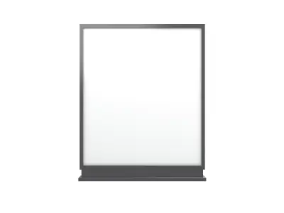 Advertising Display LCD Mockup v7 001 Low-poly 3D model