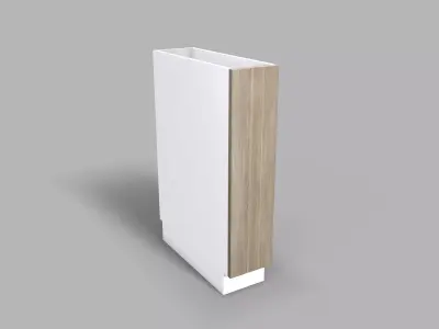 Kitchen Base Cabinet 20 cm Low-poly 3D model
