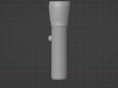 Flashlight Free low-poly 3D model
