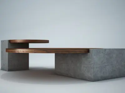 Japan coffe table 3D model