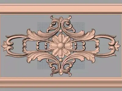 CNC 3D relief models STL format file used for artcam aspire E344 3D model