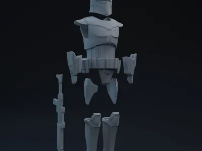 Super Commando One-Twelfth Scale Printable Kit 3D print model