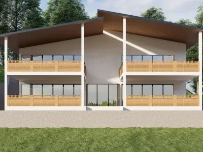 Modern House 007 3D model