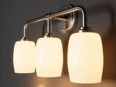 VALLMORA wall lamp Ikea 3D model