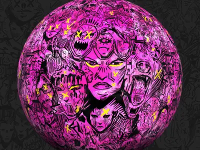 outlinish material full hand drawing   Far cry new dawn inspired Texture