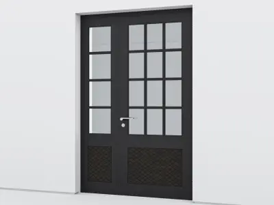 Aluminium door 133 3D model