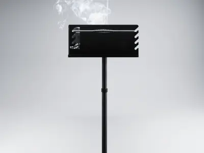 Outdoor Park Style Grill 3D model