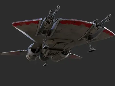 Pirate Snub Fighter DAZ3D Version 3D model