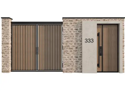 modern door 14 3D model