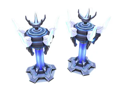 Rotating Organ - Fort 04 3D model