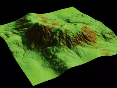 Hills 02 3D model