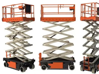 Scissor Lift 3D model 4