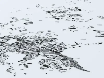 Ibiza Streets and Buildings 3D model