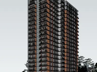 Exterior Daylight and Night 3D model