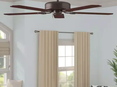 Kelsi Blade Standard Ceiling Fan  3D model