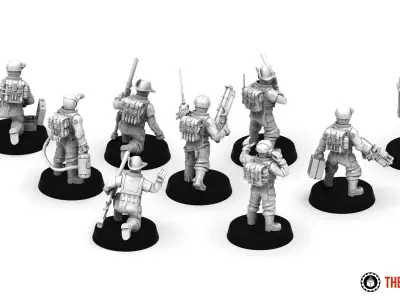 Ironblood - Rangers Character builder 3D print model